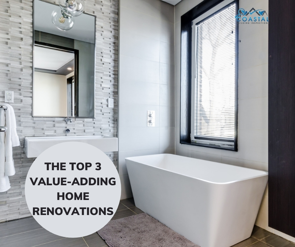 home improvements that add value to property - top 3