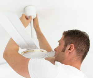 DIY electrical work Australia - installing ceiling fan